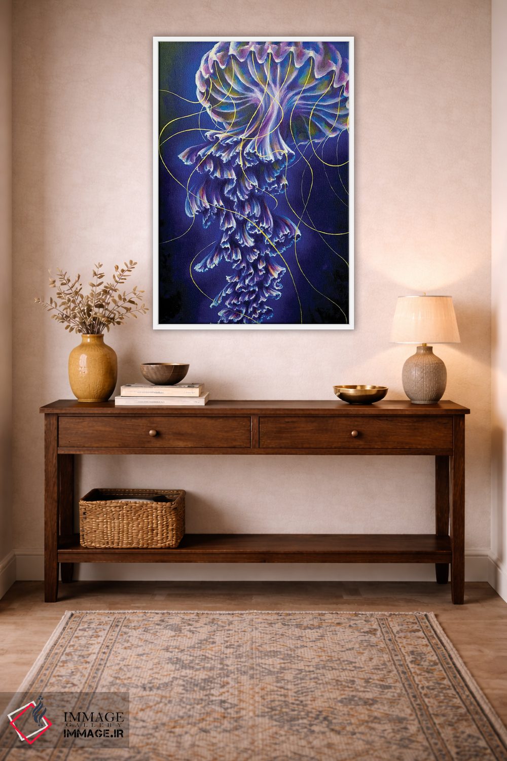 تابلو دکوراتیو اثیری اثر جکی لیو - D1W