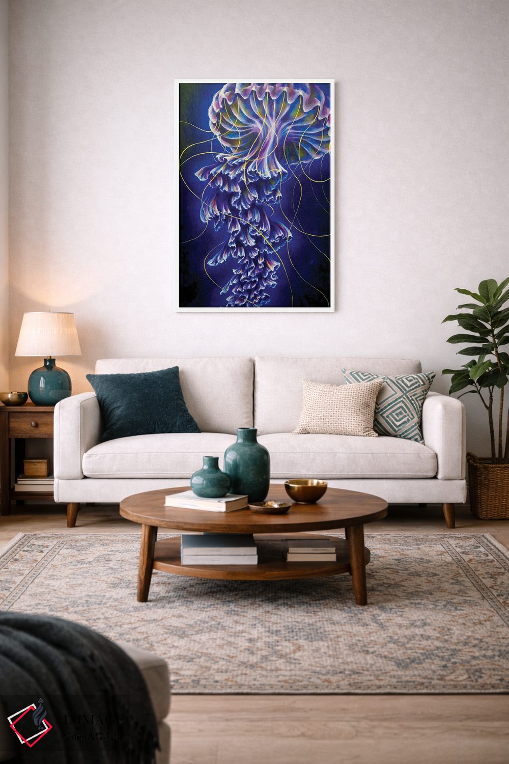 تابلو دکوراتیو اثیری اثر جکی لیو - D2W