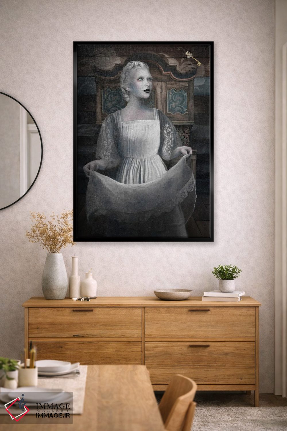 تابلو دکوراتیو کلید طلایی اثر جولیانا لوومر - D1B