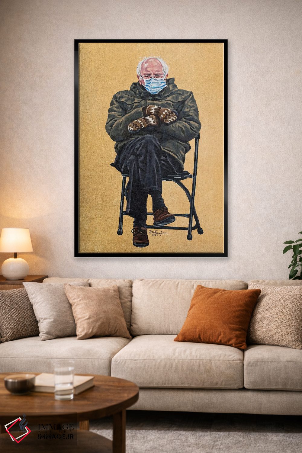 تابلو دکوراتیو برنی اثر جکی لیو - D1B