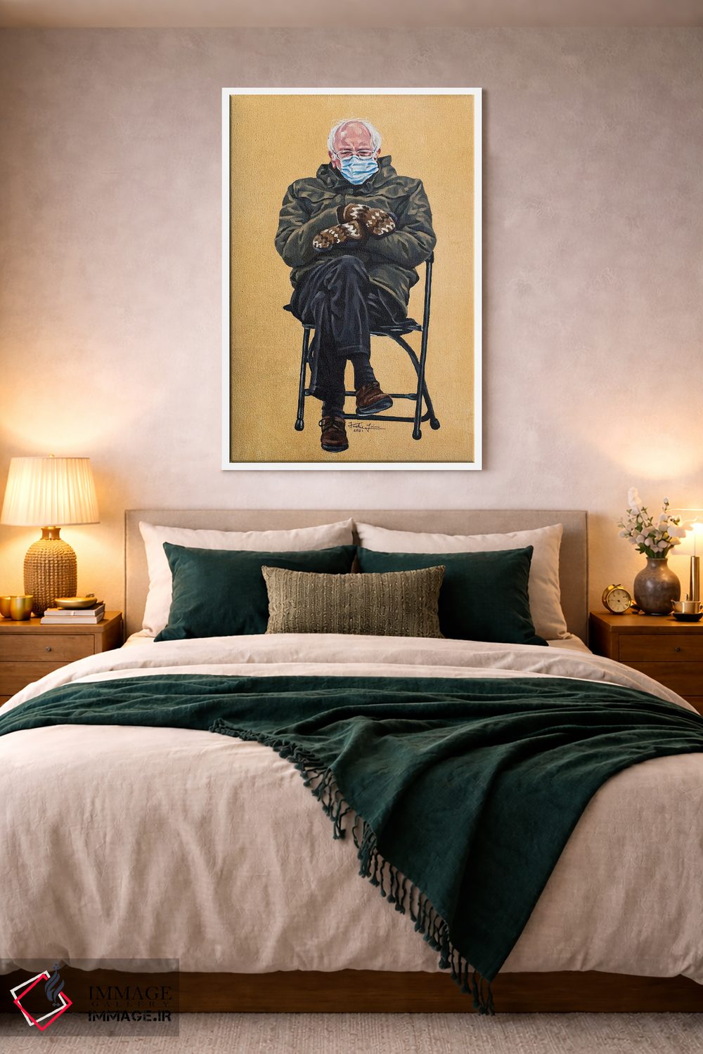 تابلو دکوراتیو برنی اثر جکی لیو - D2W