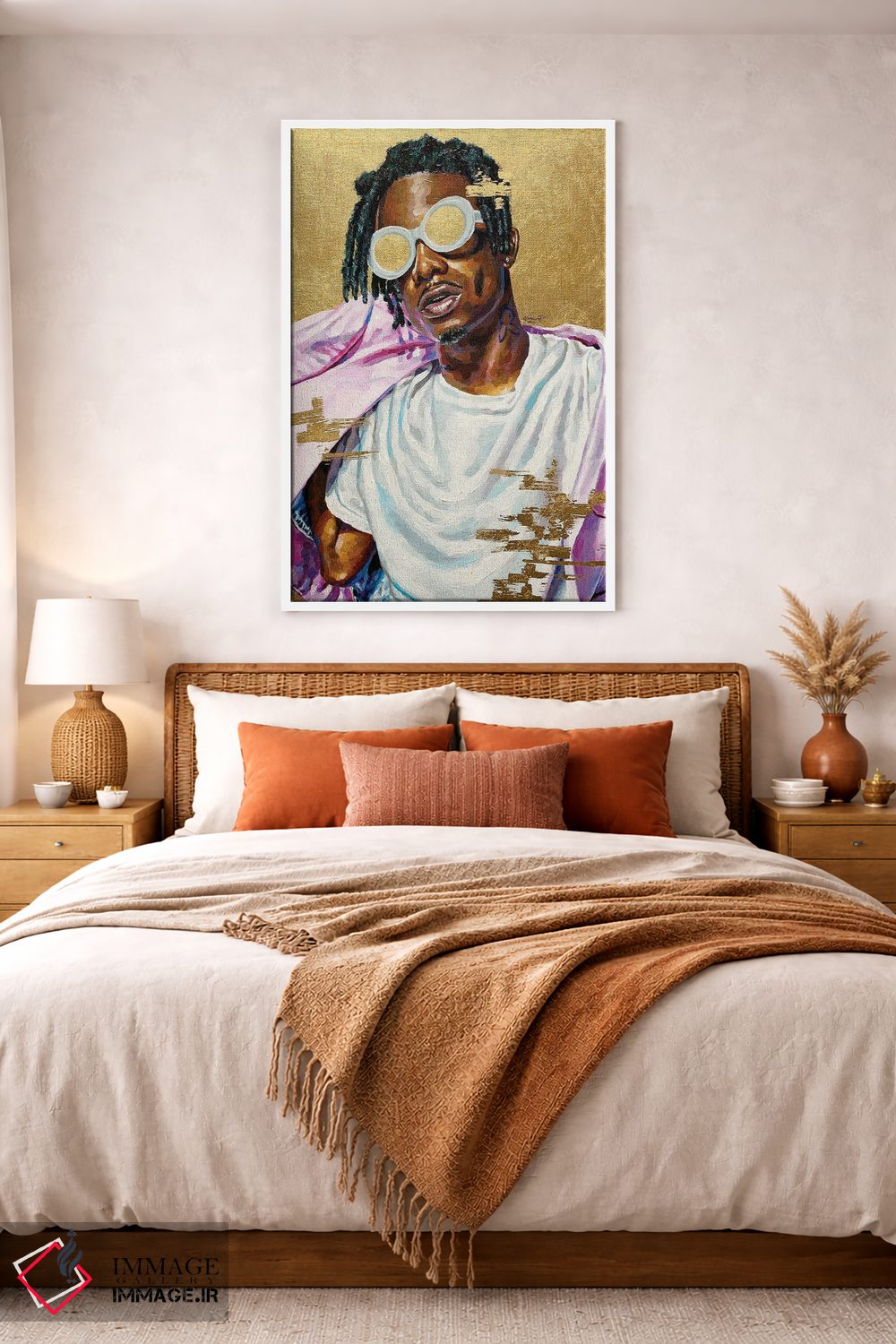 تابلو دکوراتیو پلی بوی کارتی اثر جکی لیو - D3W