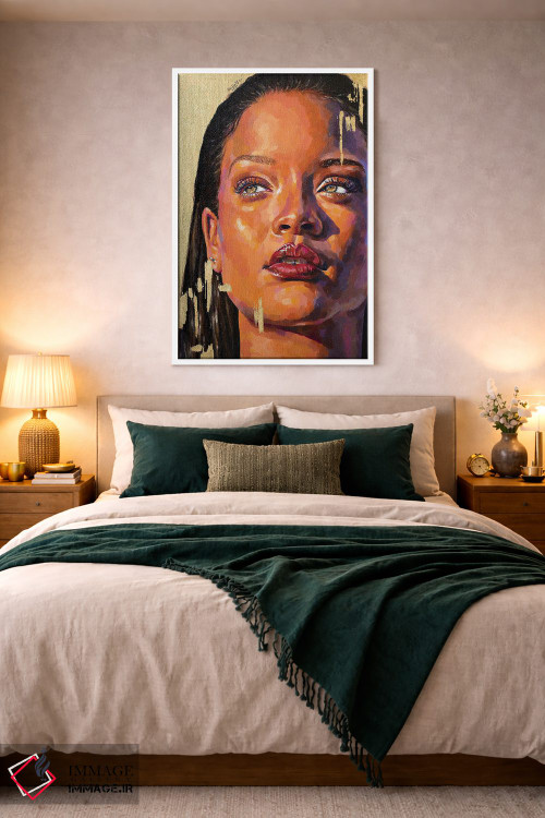 تابلو دکوراتیو ریحانا اثر جکی لیو - D2W