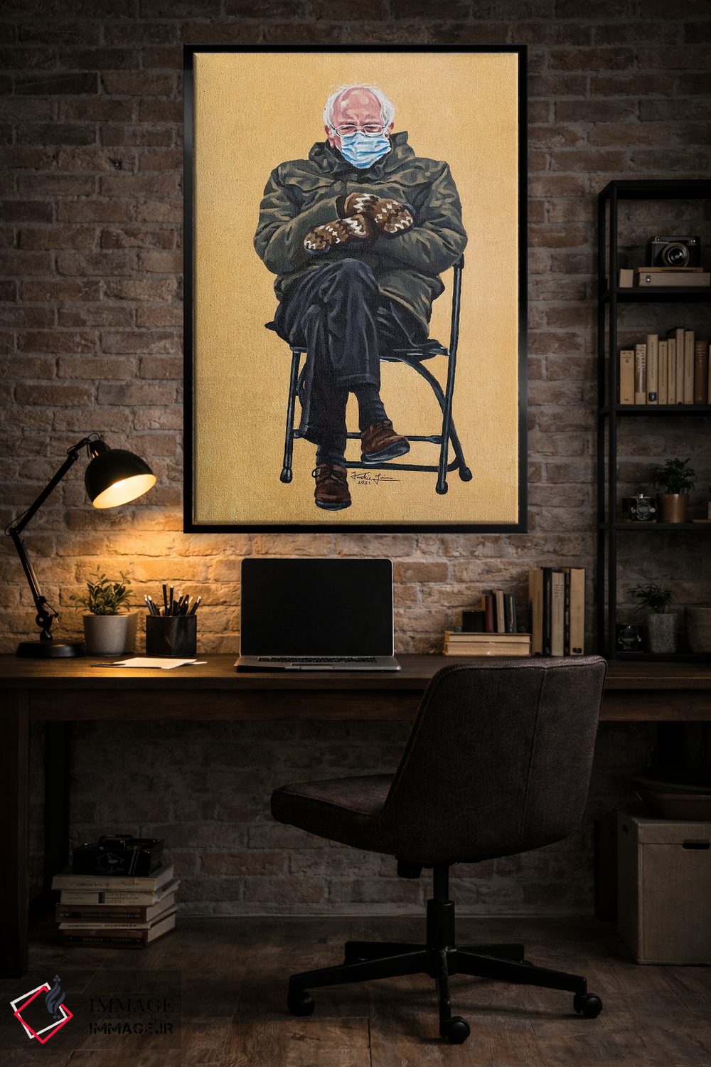 تابلو دکوراتیو برنی اثر جکی لیو - D5B