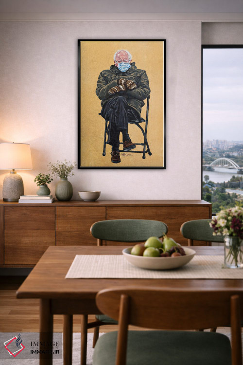 تابلو دکوراتیو برنی اثر جکی لیو - D6B