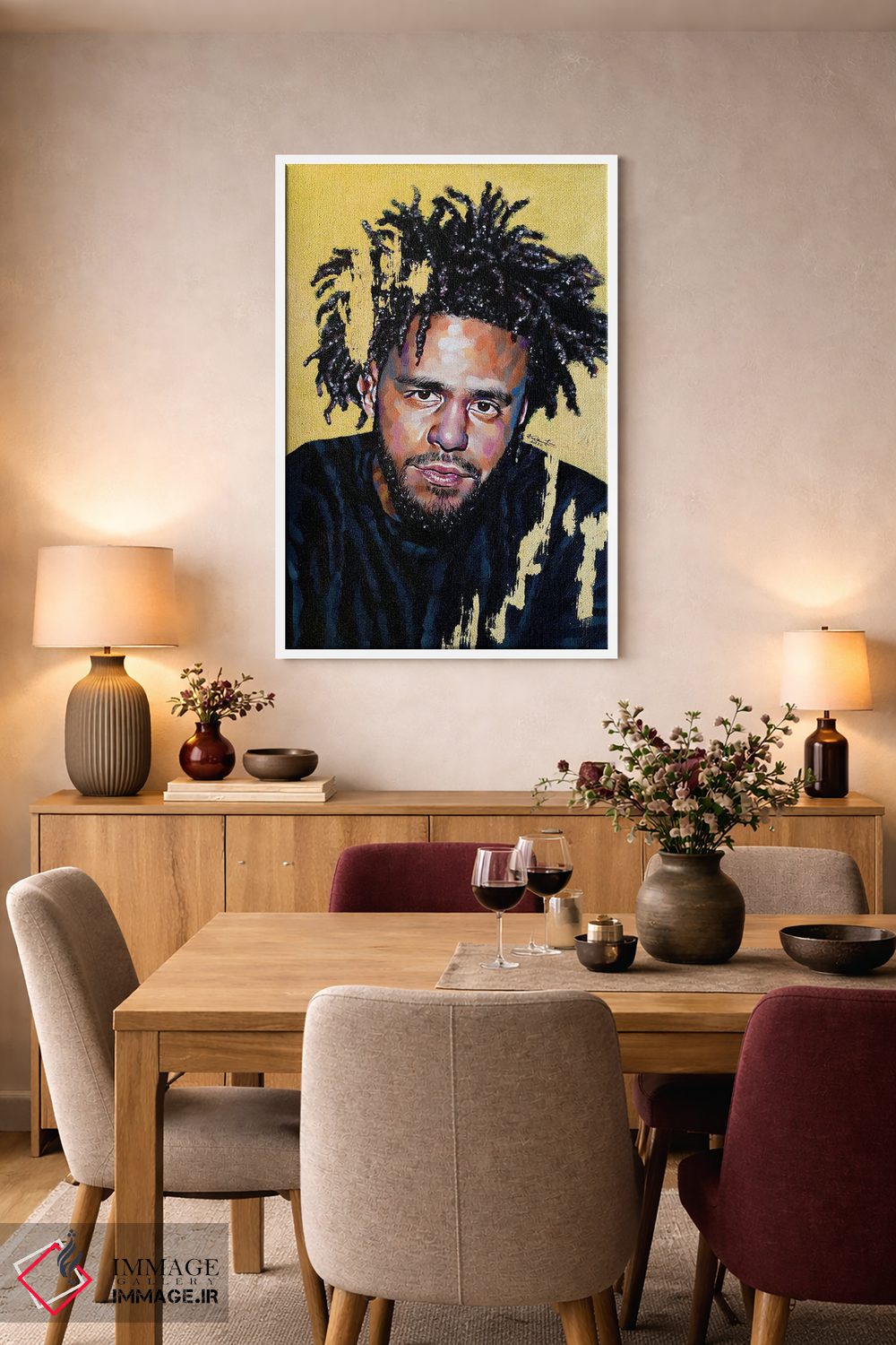 تابلو دکوراتیو جی. کول اثر جکی لیو - D5W