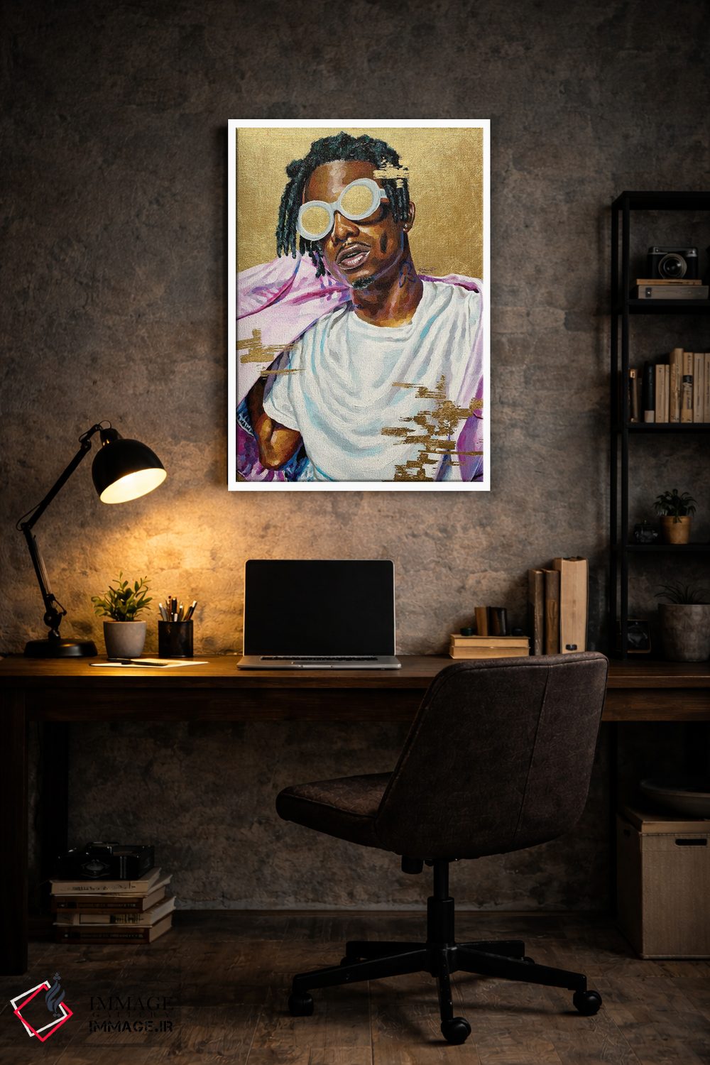 تابلو دکوراتیو پلی بوی کارتی اثر جکی لیو - D5W