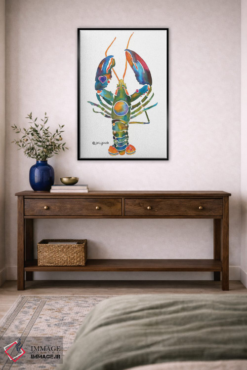 تابلو دکوراتیو خرچنگ مین اثر جو لینچ - D5B