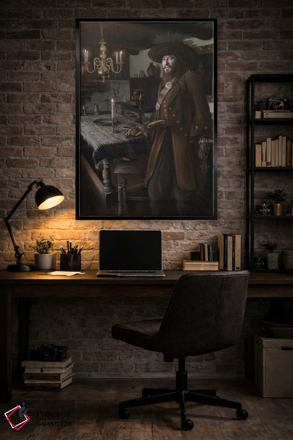 تابلو دکوراتیو دزد دریایی باربوسا اثر جولیانا لوومر - D4B