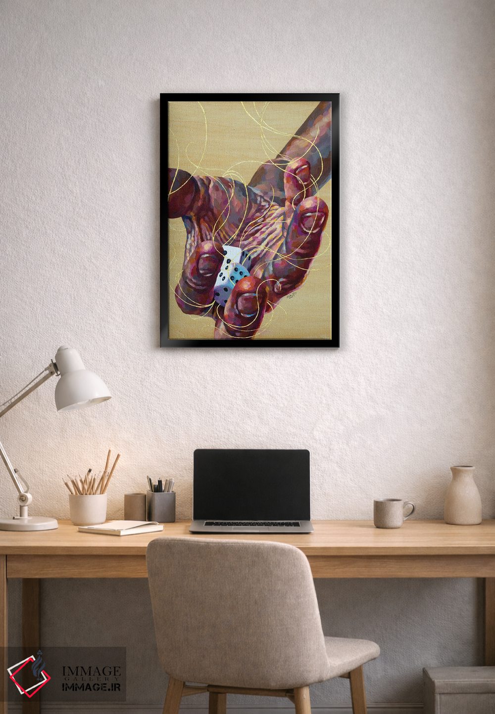 تابلو دکوراتیو ریسک اثر جکی لیو - D2B