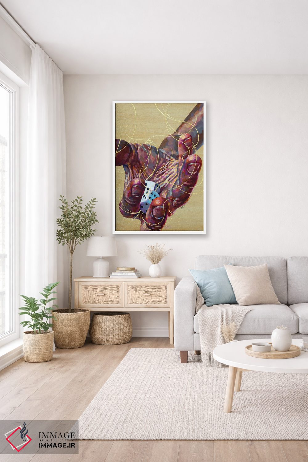 تابلو دکوراتیو ریسک اثر جکی لیو - D3W