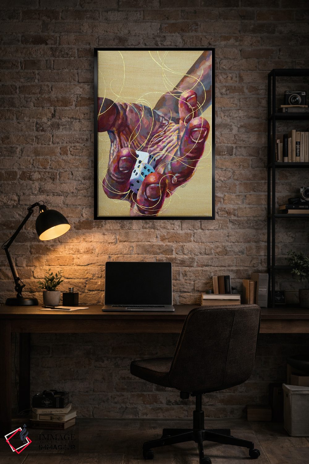 تابلو دکوراتیو ریسک اثر جکی لیو - D5B