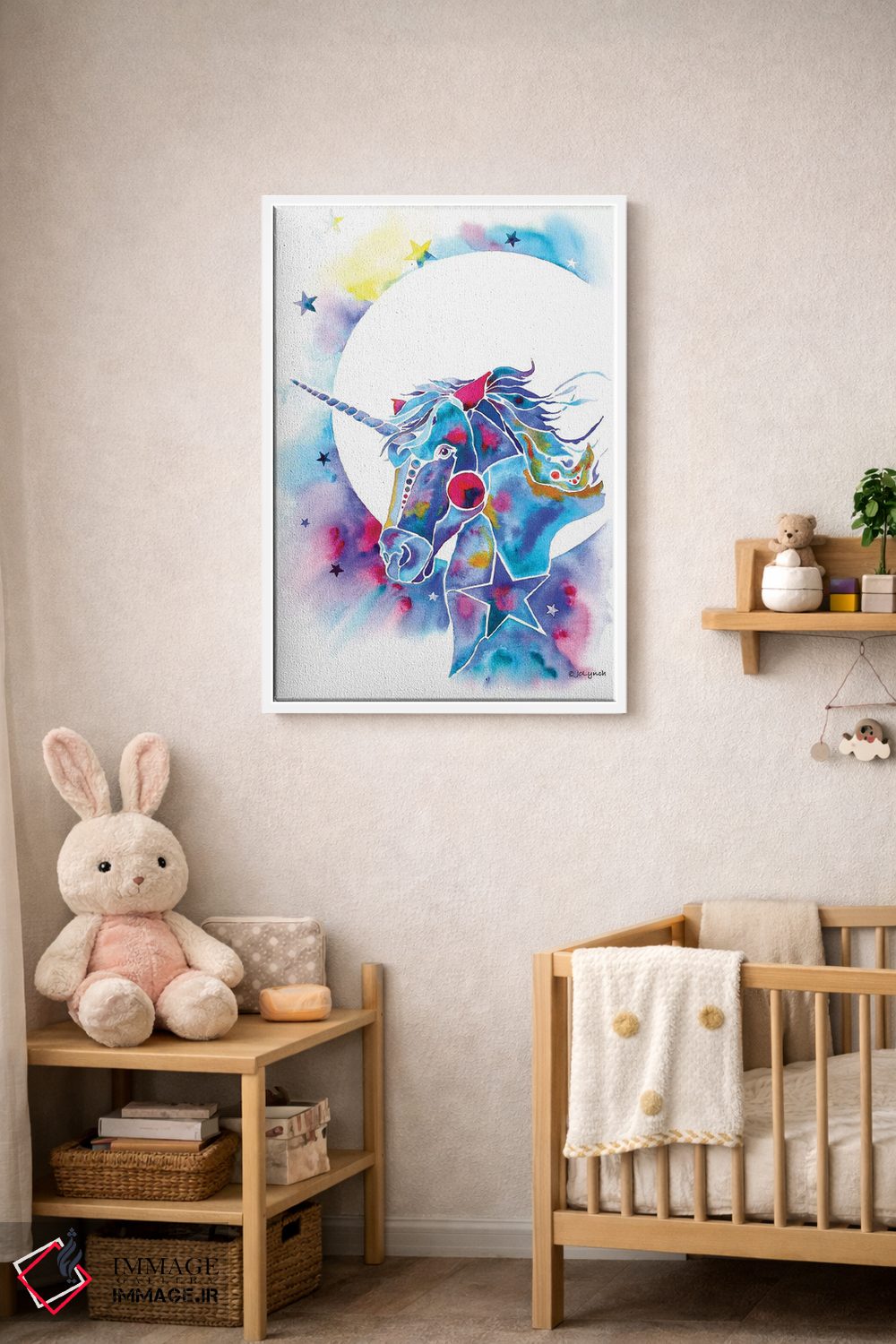 تابلو دکوراتیو تک شاخ اثر جو لینچ - D2W