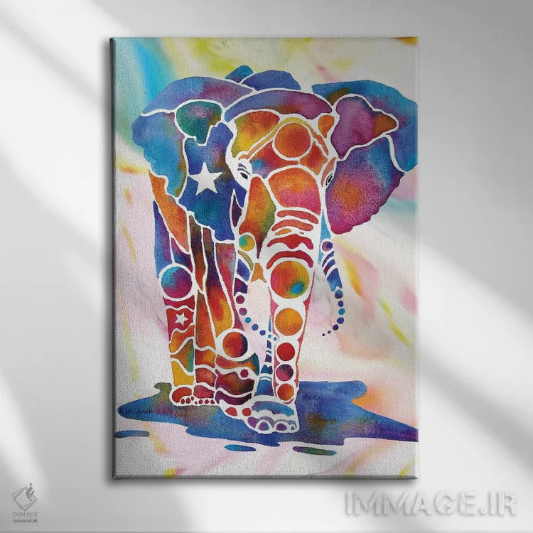 تابلو دکوراتیو فیل دو اثر جو لینچ - نمای روبهرو روی دیوار