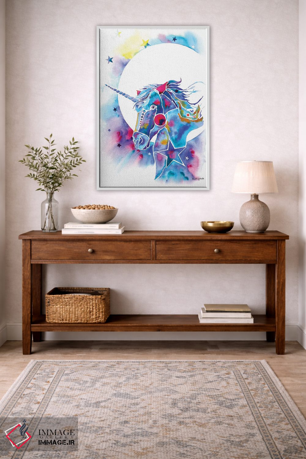 تابلو دکوراتیو تک شاخ اثر جو لینچ - D4W