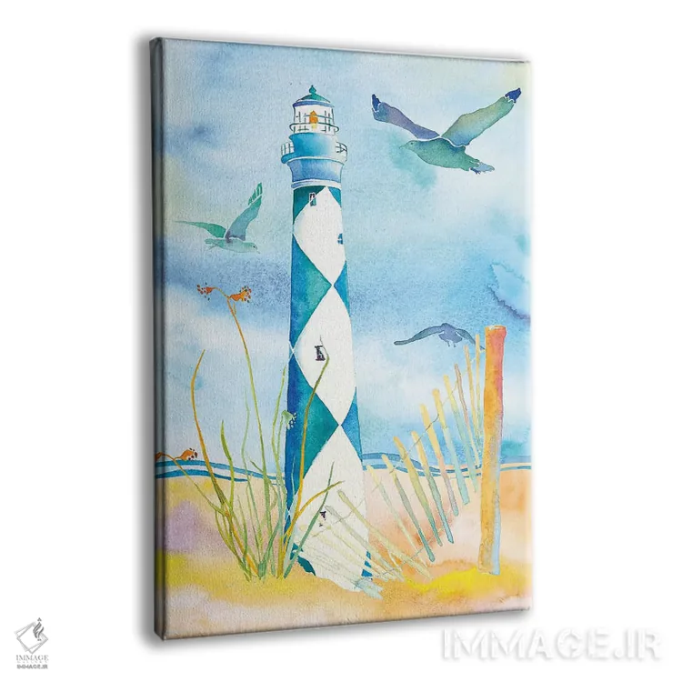 تابلو دکوراتیو فانوس دریایی کارولینای دوم اثر جو لینچ - نمای پرسپکتیو محصول