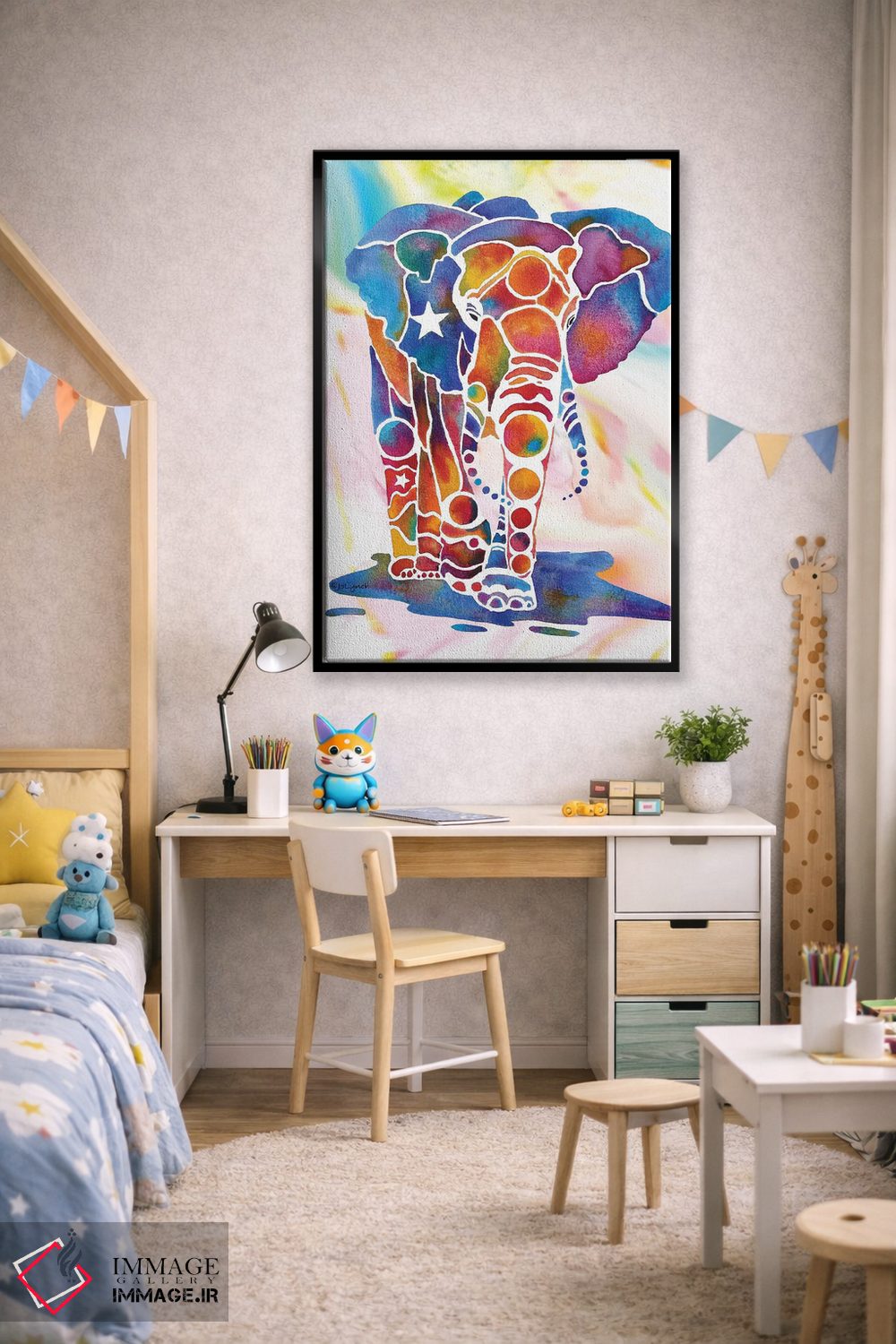 تابلو دکوراتیو فیل دو اثر جو لینچ - D1B