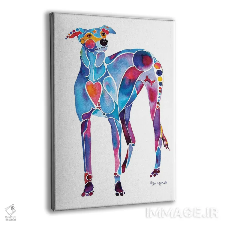 تابلو دکوراتیو نجات سگ گریهوند شماره دو اثر جو لینچ - نمای پرسپکتیو محصول