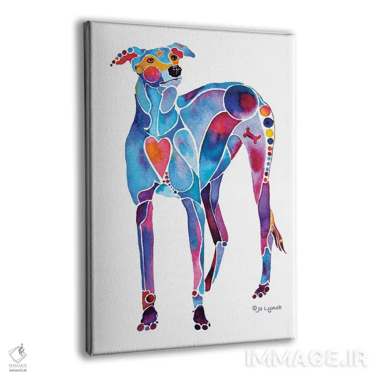 تابلو دکوراتیو نجات سگ گریهوند شماره دو اثر جو لینچ - نمای پرسپکتیو محصول