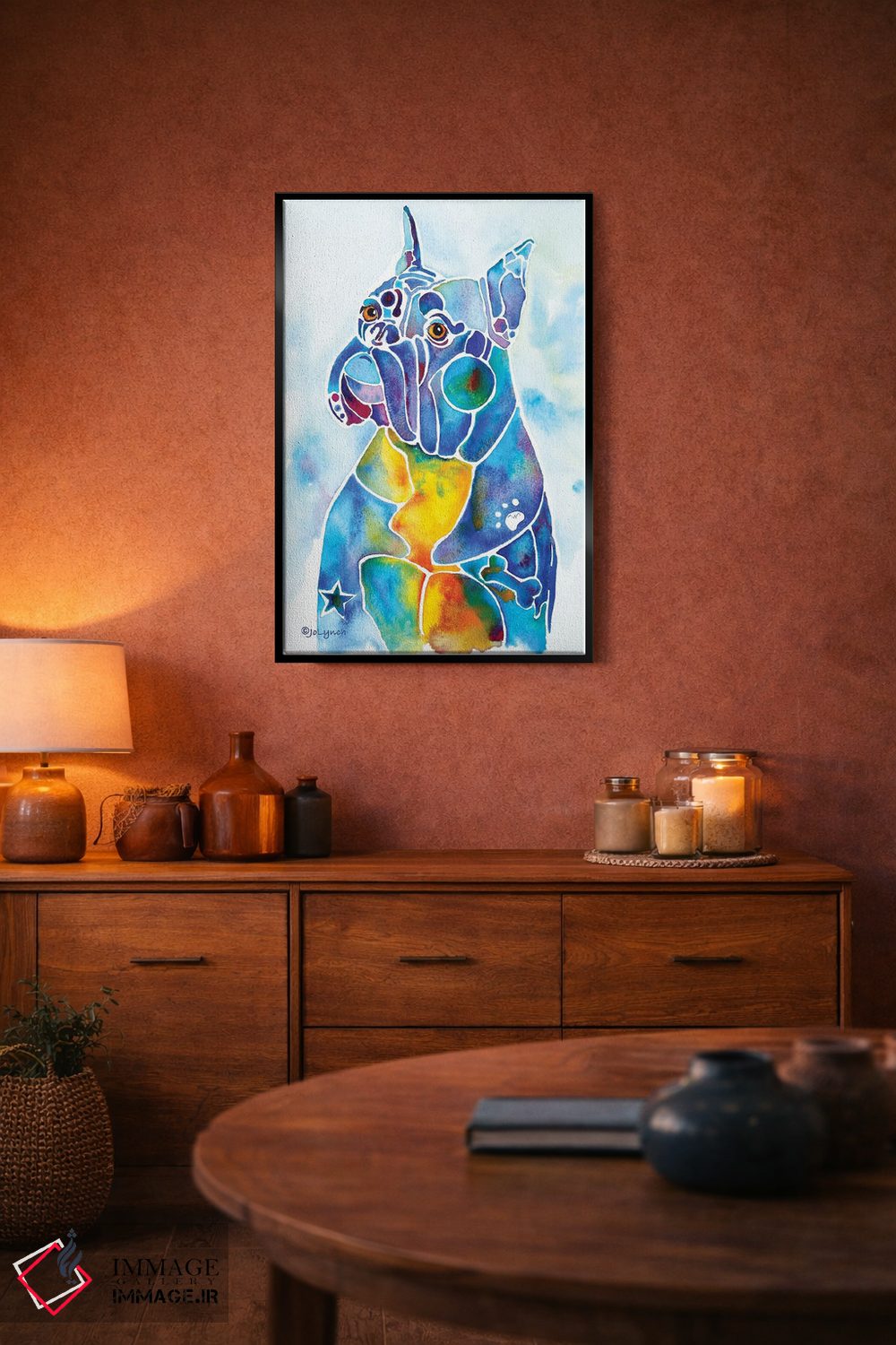 تابلو دکوراتیو باکسر اثر جو لینچ - D5B