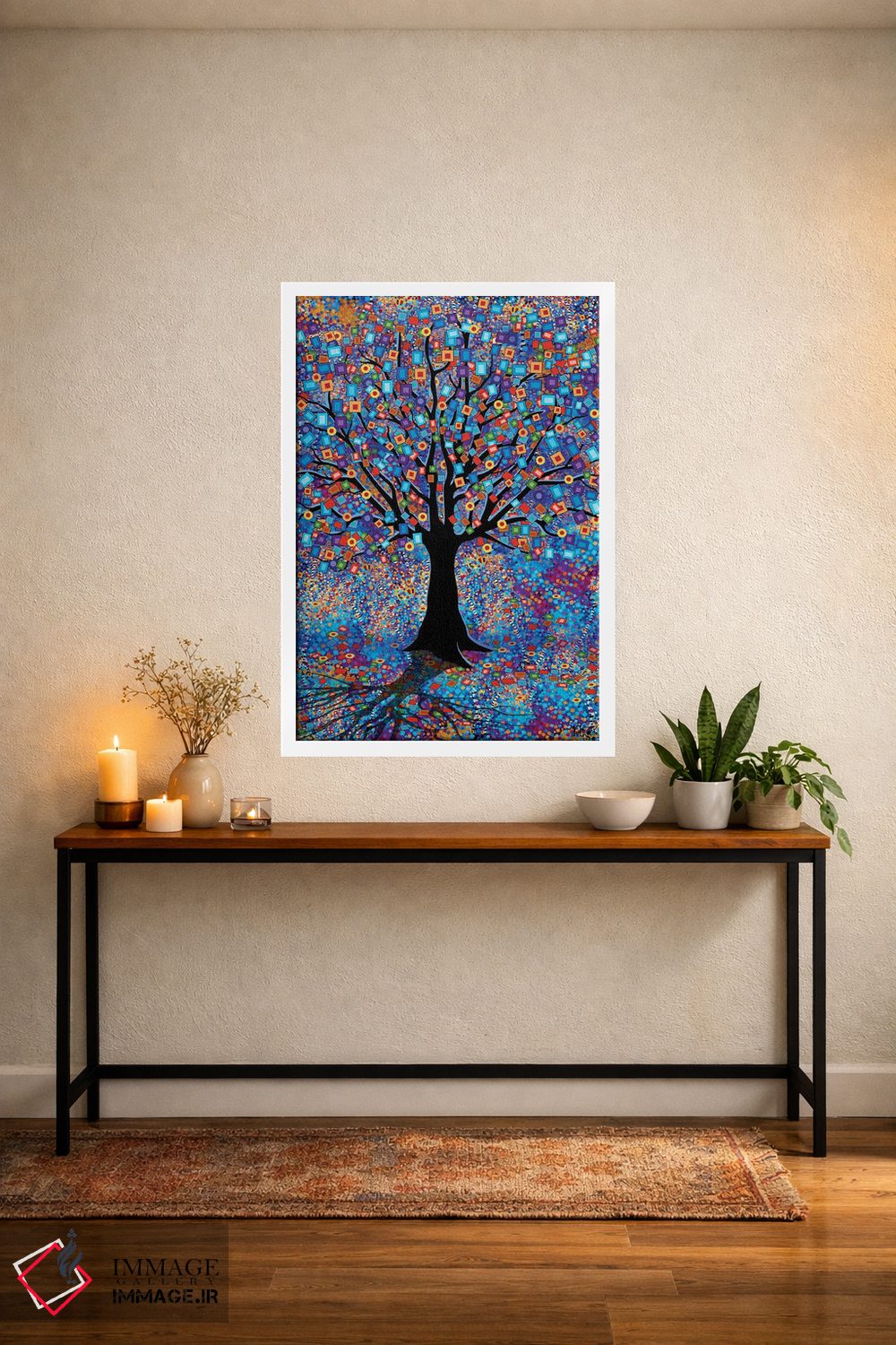 تابلو دکوراتیو درخت کارناوال L اثر جولیز - D3W