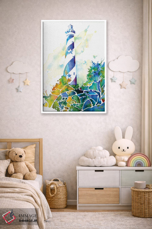 تابلو دکوراتیو فانوس دریایی هترس اثر جو لینچ - D4W