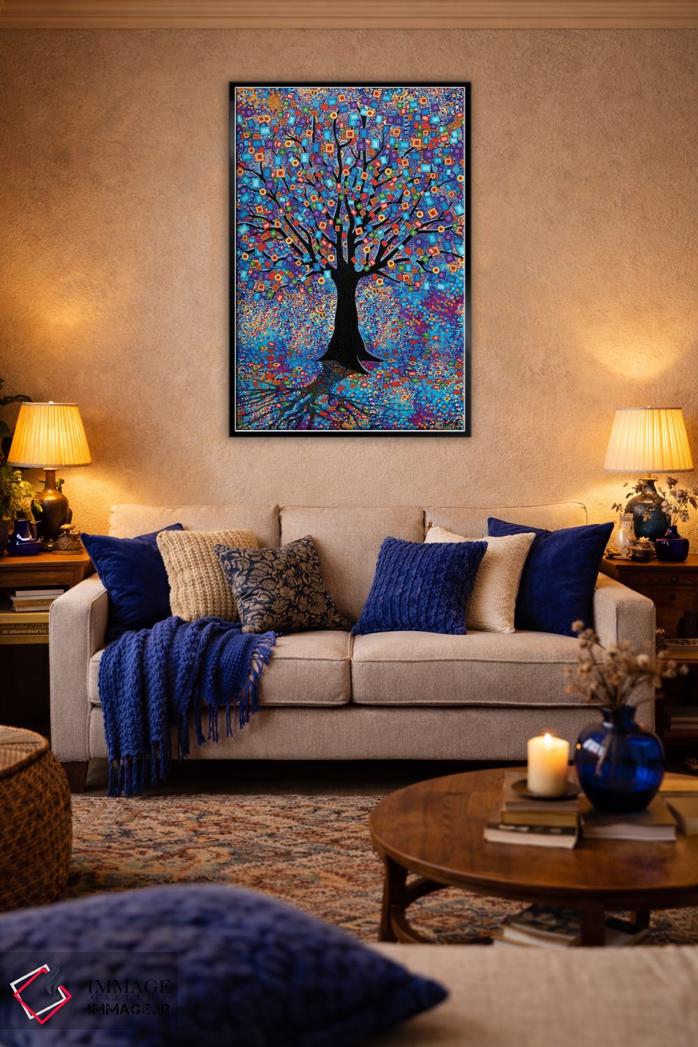 تابلو دکوراتیو درخت کارناوال L اثر جولیز - D5B