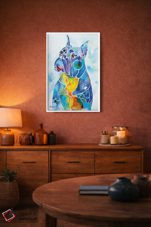 تابلو دکوراتیو نژاد سگ باکسر اثر جو لینچ - D2W