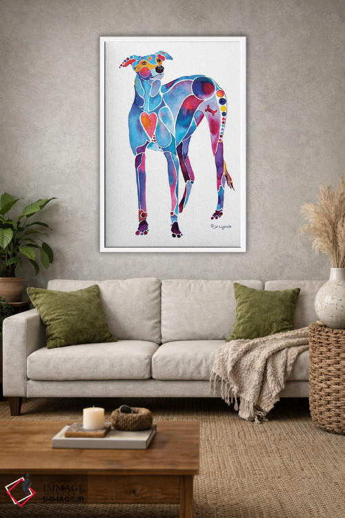 تابلو دکوراتیو نجات سگ گریهوند شماره دو اثر جو لینچ - D1W