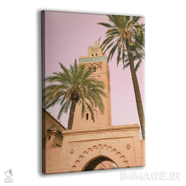 تابلو دکوراتیو Morocco. Koutoubia Mosque. Oldest Mosque In Marrakech F… اثر ژولین مک رابرتس - نمای پرسپکتیو محصول