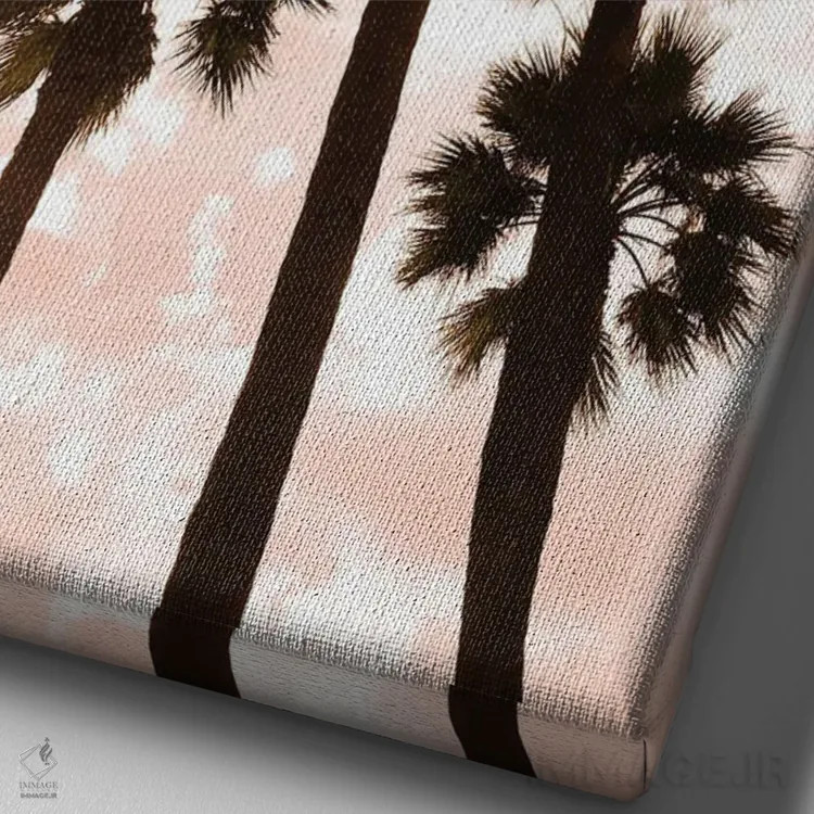 تابلو دکوراتیو Luxor, Egypt,درختان نخل، لوکسور، مصر اثر ژولین مک رابرتس - نمای نزدیک بافت بوم