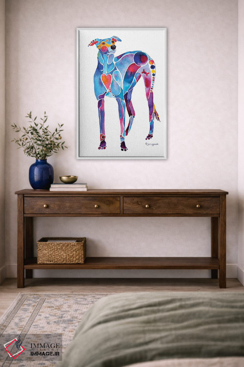 تابلو دکوراتیو نجات سگ گریهوند شماره دو اثر جو لینچ - D2W