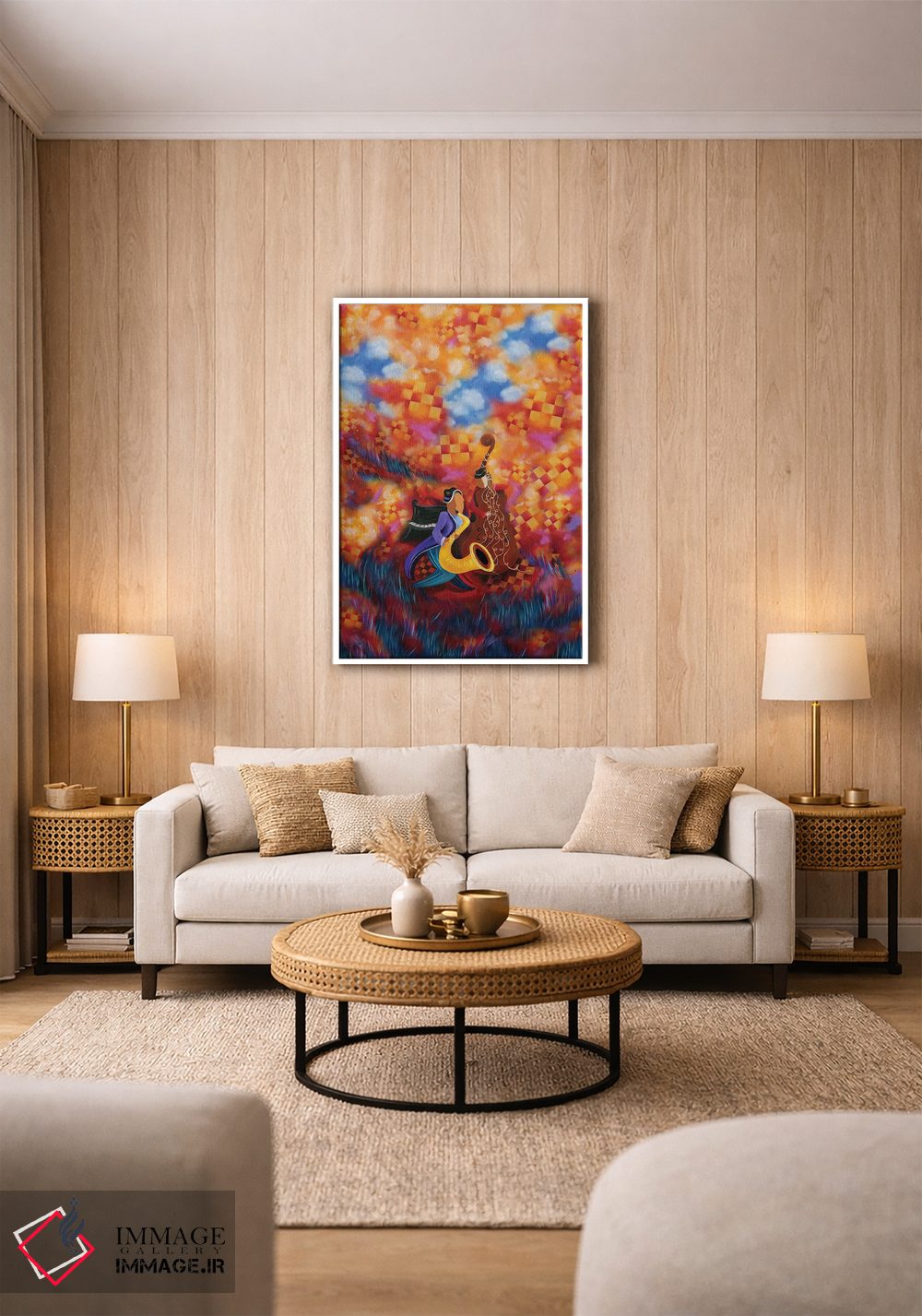 تابلو دکوراتیو سازندگان موسیقی اثر جولیز - D1W