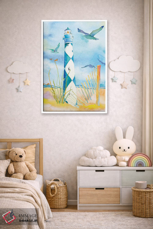 تابلو دکوراتیو فانوس دریایی کارولینای دوم اثر جو لینچ - D3W