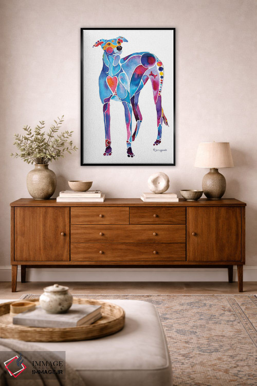 تابلو دکوراتیو نجات سگ گریهوند شماره دو اثر جو لینچ - D3B