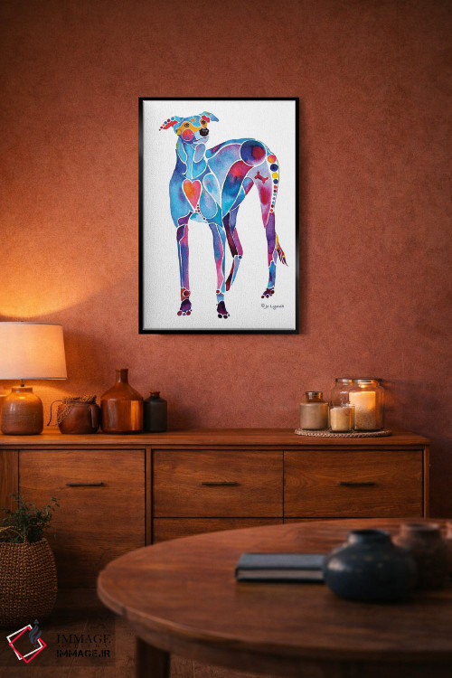 تابلو دکوراتیو نجات سگ گریهوند شماره دو اثر جو لینچ - D4B