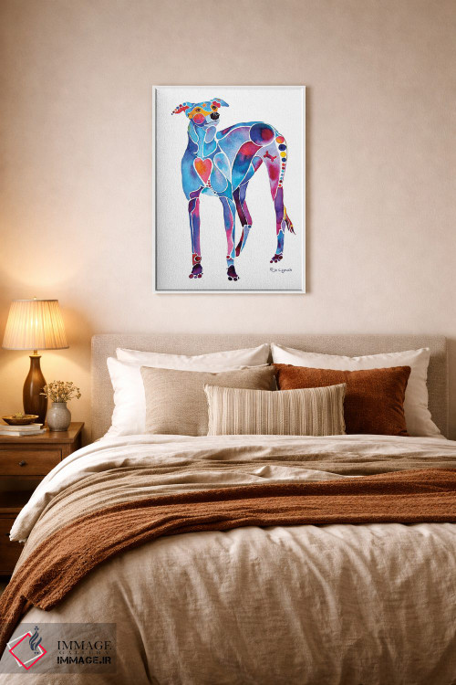 تابلو دکوراتیو نجات سگ گریهوند شماره دو اثر جو لینچ - D5W