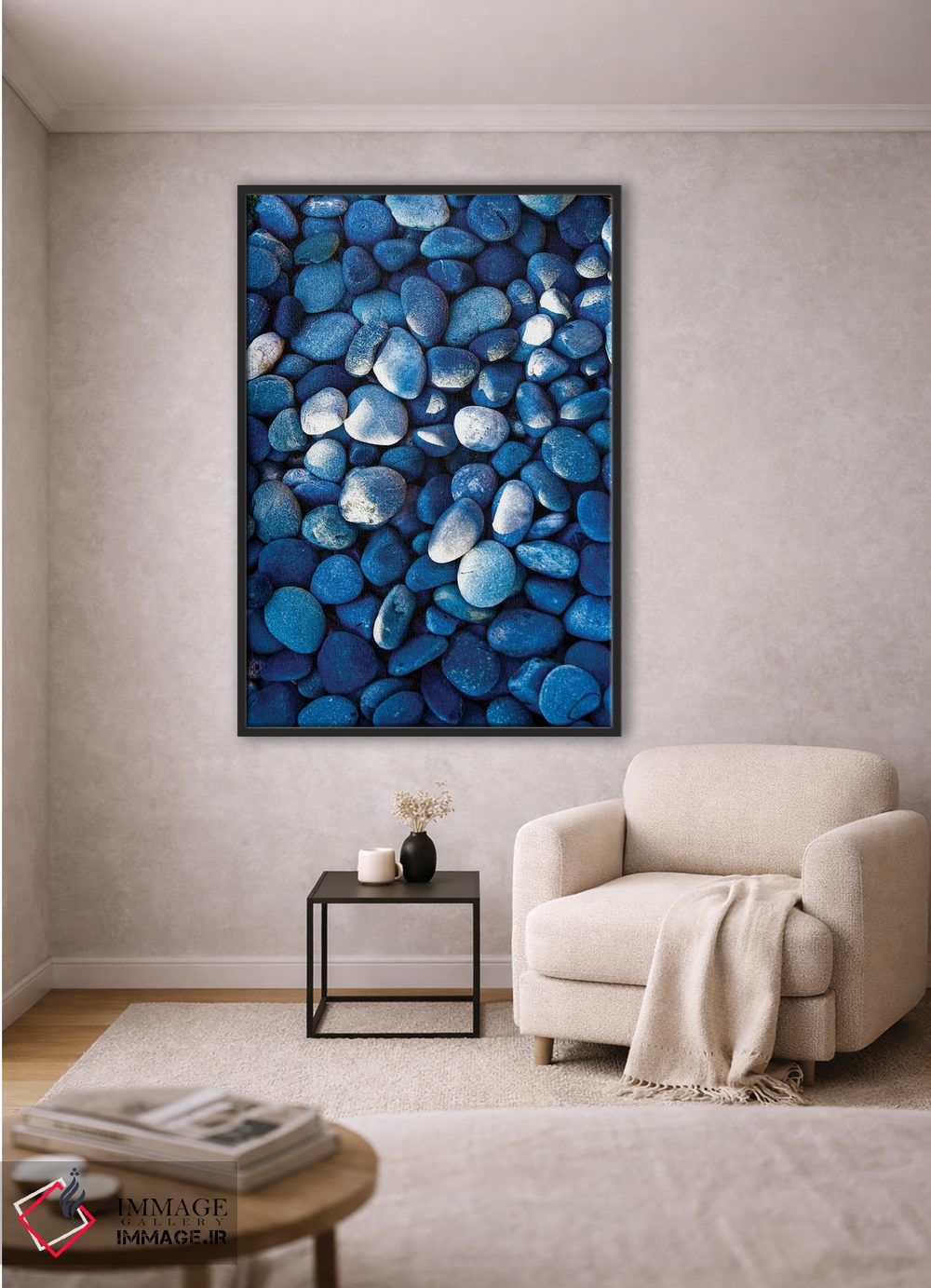 تابلو دکوراتیو New Mexico, USA of shaded rocks.,سانتا فه، نیومکزیکو با… اثر ژولین مک رابرتس - D2B