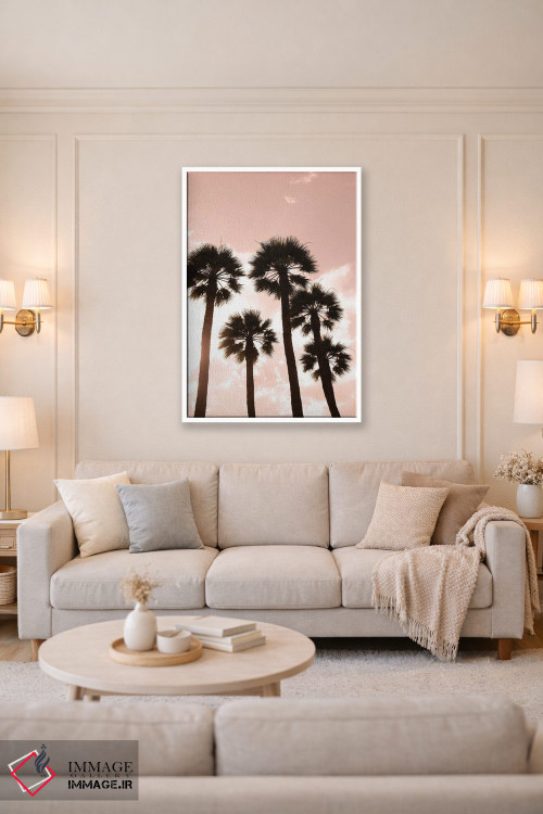 تابلو دکوراتیو Luxor, Egypt,درختان نخل، لوکسور، مصر اثر ژولین مک رابرتس - D2W