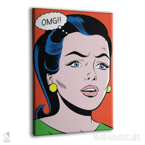 تابلو دکوراتیو اوه خدای من! اثر جوزف مک درموت - نمای پرسپکتیو محصول