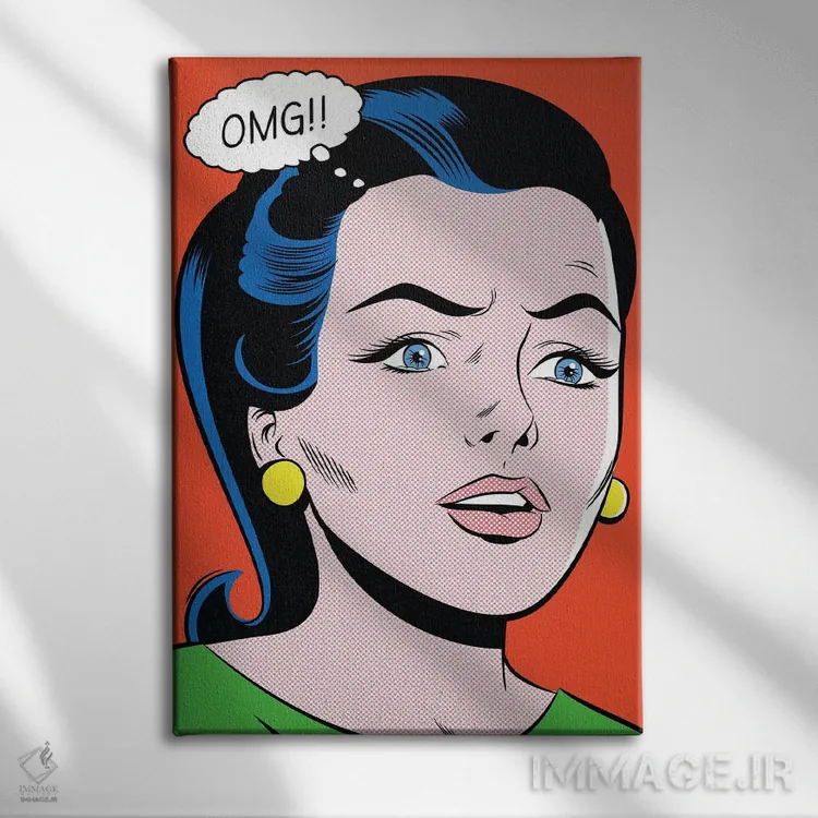 تابلو دکوراتیو اوه خدای من! اثر جوزف مک درموت - نمای روبهرو روی دیوار