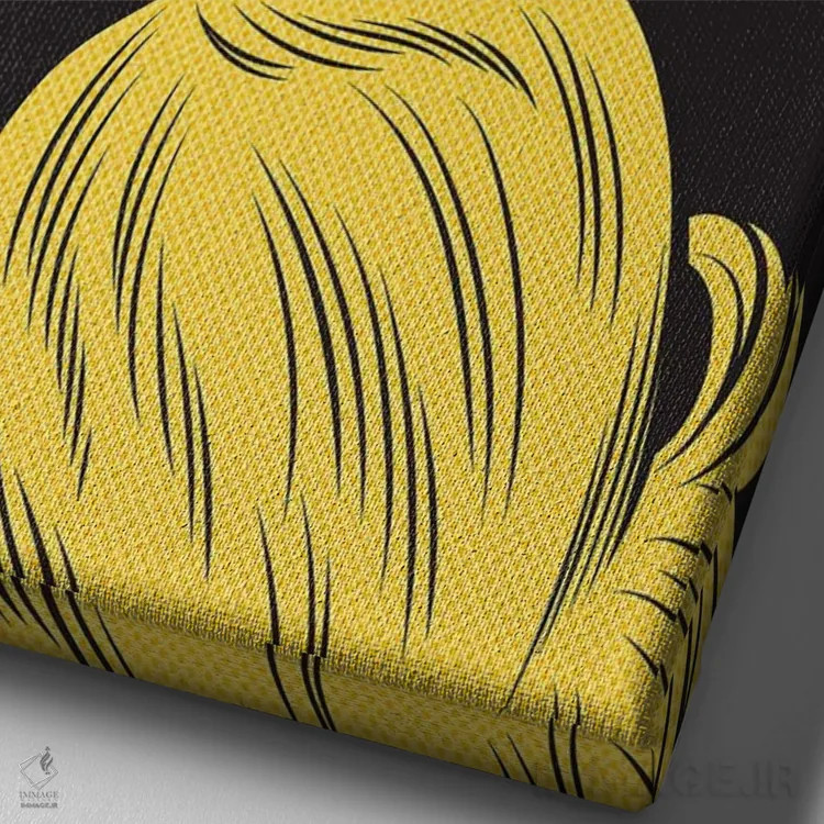 تابلو دکوراتیو سیلی! اثر جوزف مک درموت - نمای نزدیک بافت بوم