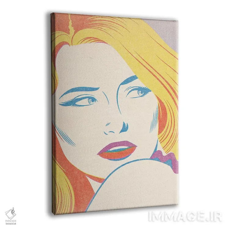 تابلو دکوراتیو زن اول اثر جوزف مک درموت - نمای پرسپکتیو محصول