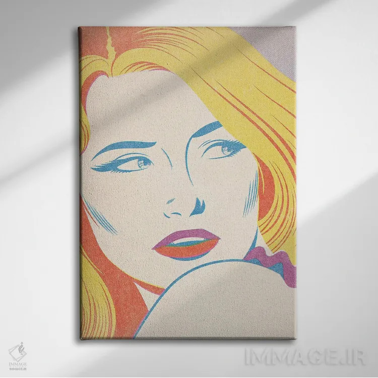 تابلو دکوراتیو زن اول اثر جوزف مک درموت - نمای روبهرو روی دیوار