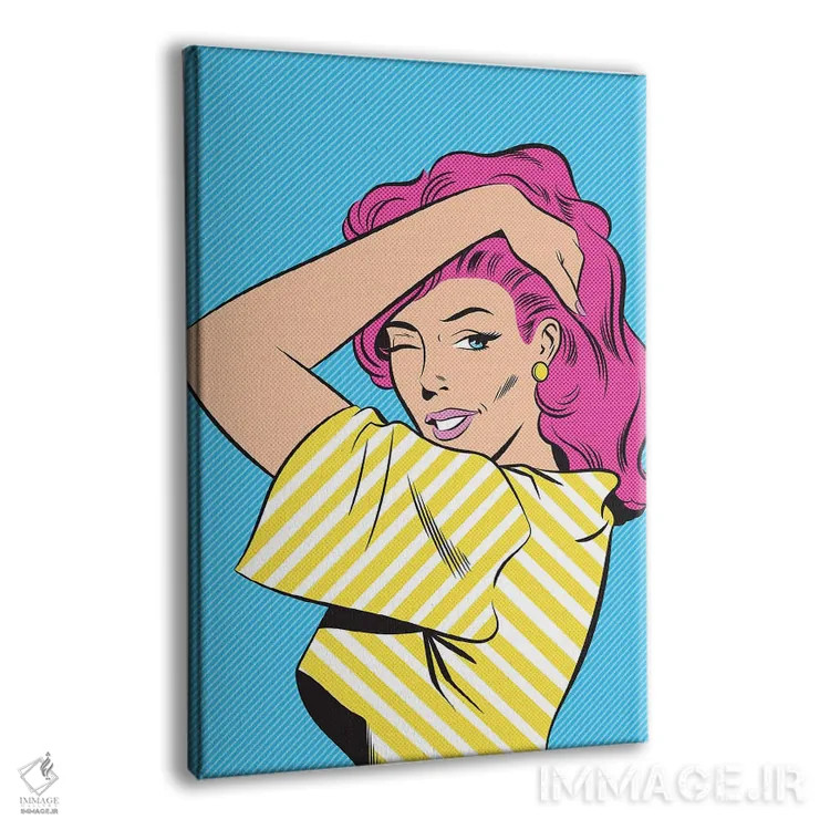 تابلو دکوراتیو زن دوم اثر جوزف مک درموت - نمای پرسپکتیو محصول