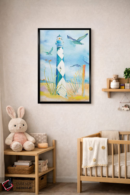 تابلو دکوراتیو فانوس دریایی کارولینای دوم اثر جو لینچ - D4B