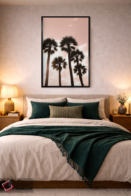 تابلو دکوراتیو Luxor, Egypt,درختان نخل، لوکسور، مصر اثر ژولین مک رابرتس - D4B