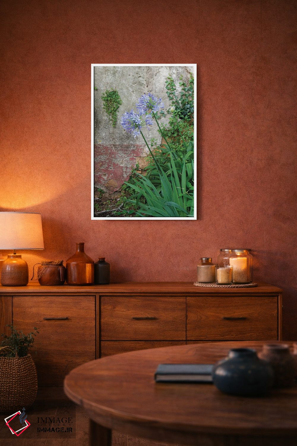 تابلو دکوراتیو Portugal. Flower In Garden.,کویمبرا، پرتغال. گلی در باغ اثر ژولین مک رابرتس - D3W