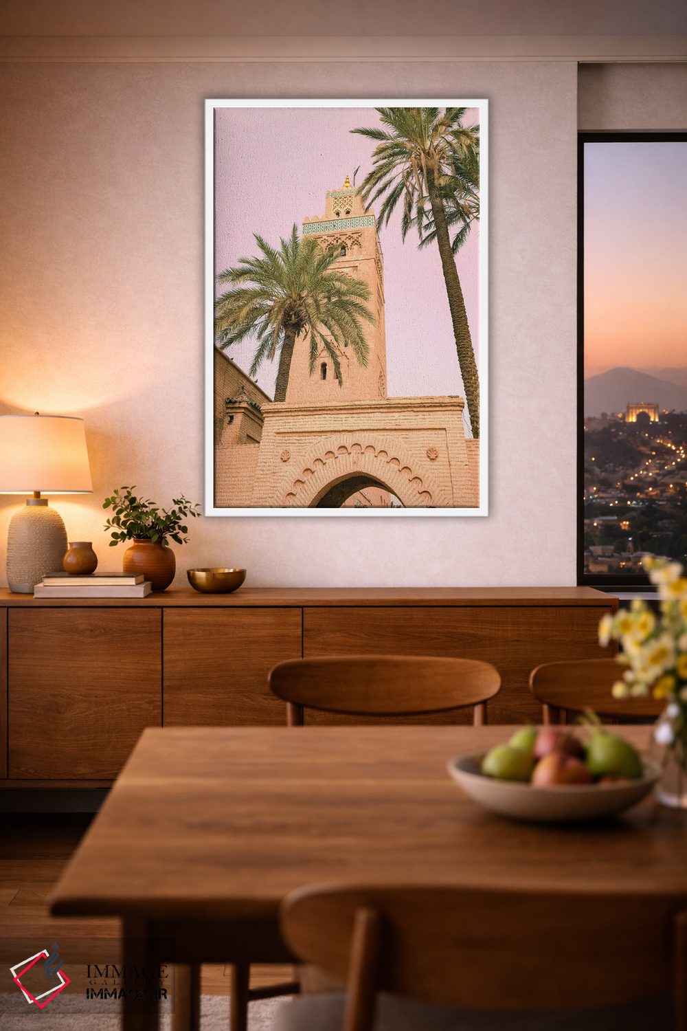 تابلو دکوراتیو Morocco. Koutoubia Mosque. Oldest Mosque In Marrakech F… اثر ژولین مک رابرتس - D2W