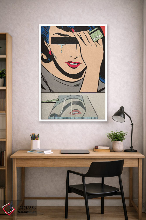 تابلو دکوراتیو کوکائین اثر جوزف مک درموت - D1W